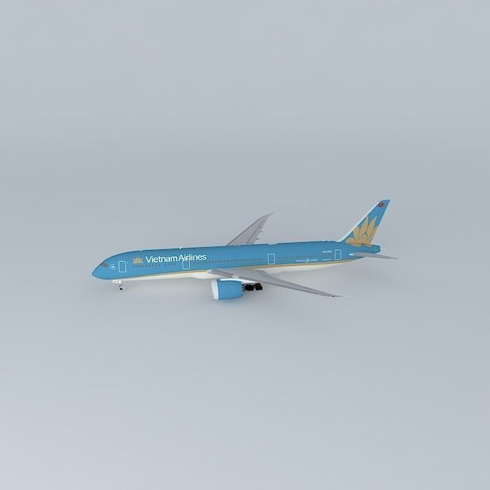 Vietnam Airlines Boeing 787 9 Dreamliner VN A861  New Livery ... Free 3D model_2