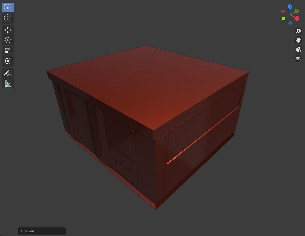 Spaceship interior 3D model_16