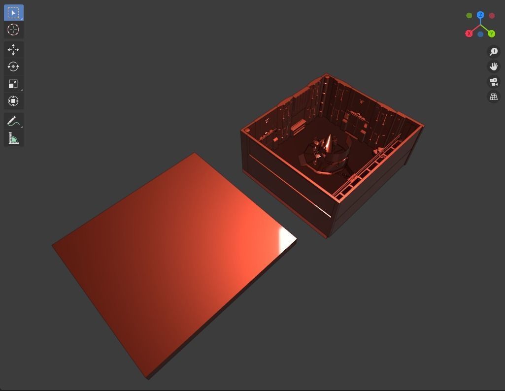 Spaceship interior 3D model_17