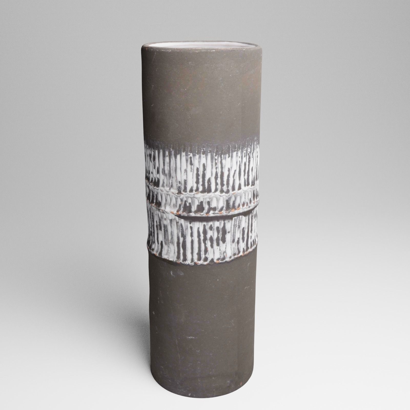 Ceramic Vintage Flower Vase 3d Scan 3D model_24