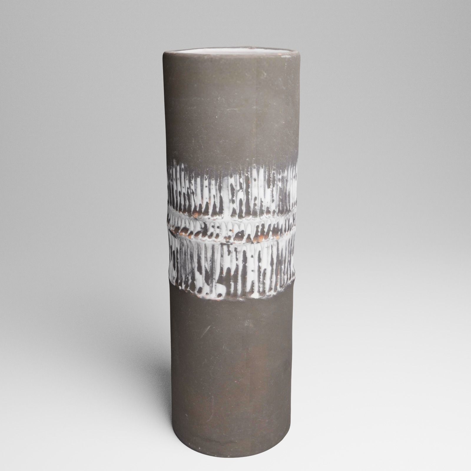 Ceramic Vintage Flower Vase 3d Scan 3D model_13