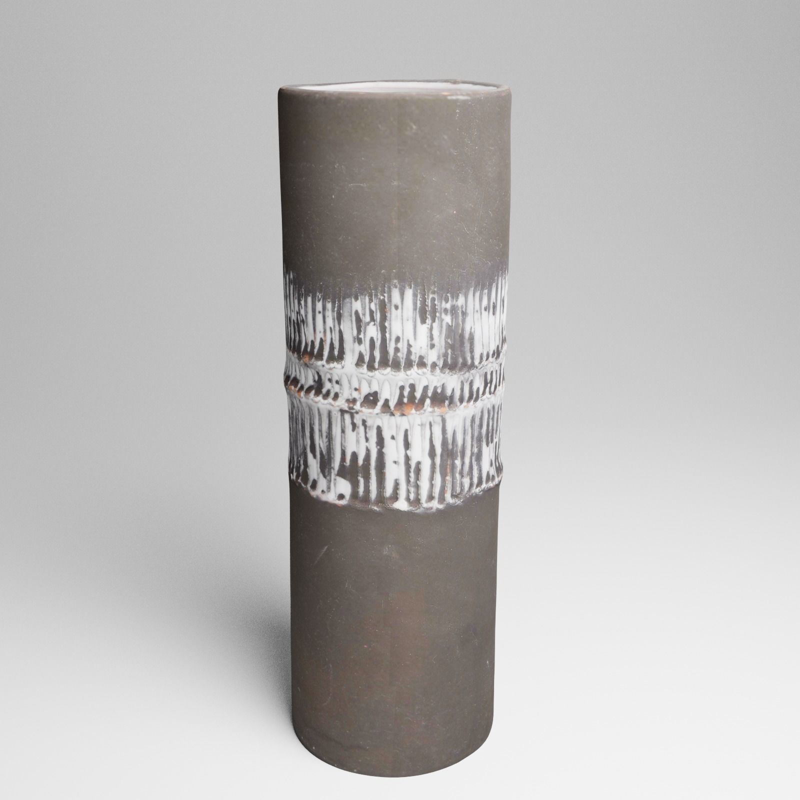 Ceramic Vintage Flower Vase 3d Scan 3D model_12