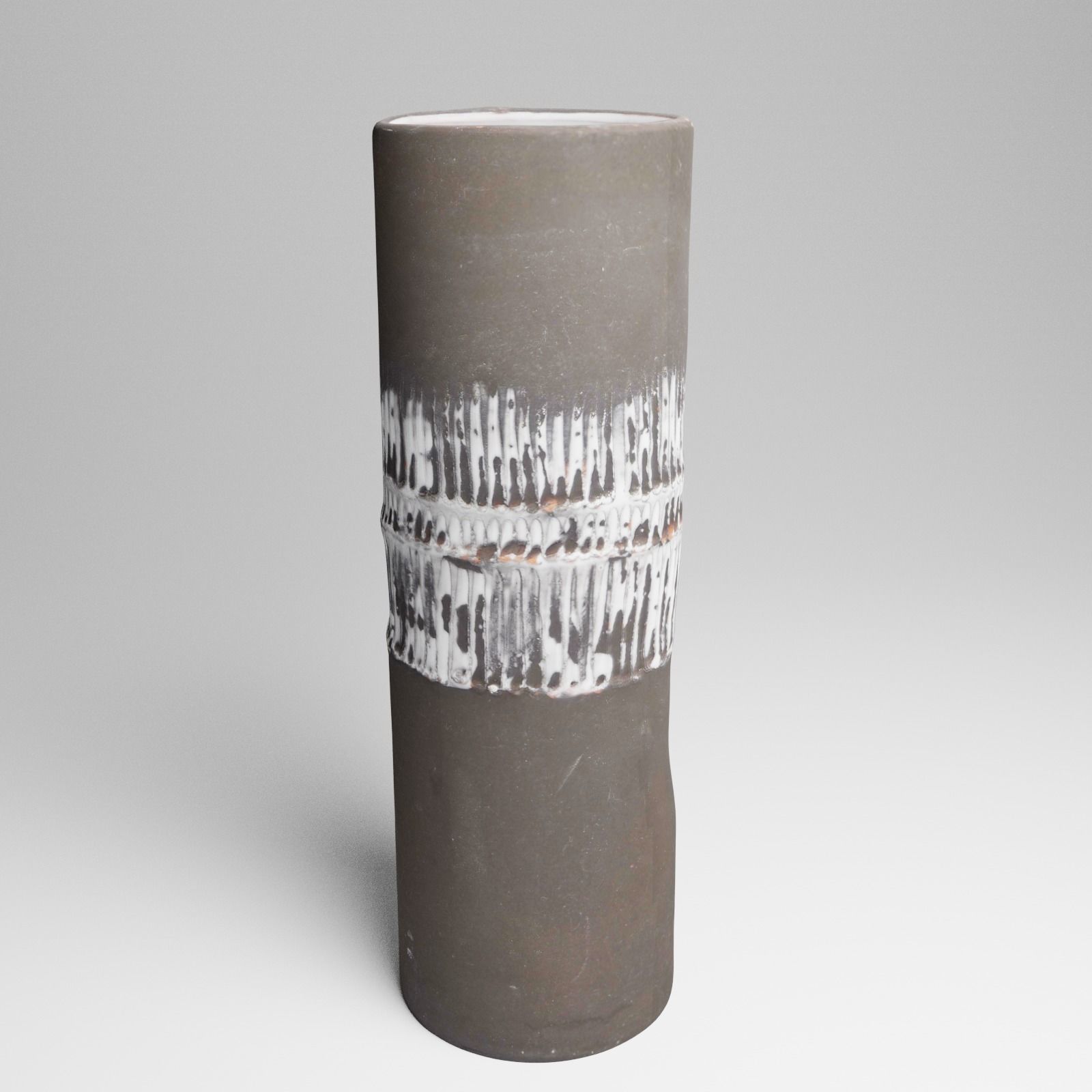 Ceramic Vintage Flower Vase 3d Scan 3D model_15