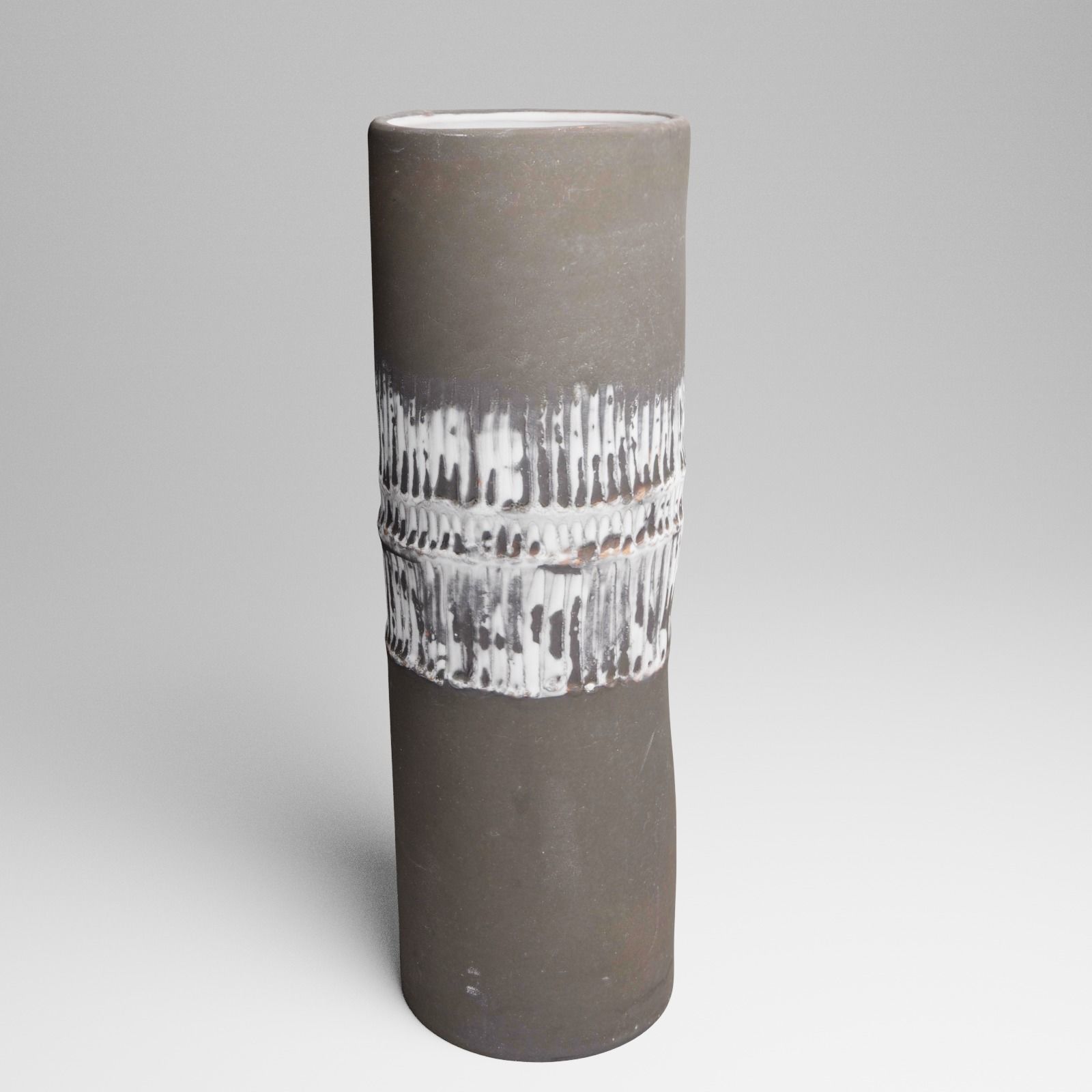 Ceramic Vintage Flower Vase 3d Scan 3D model_17