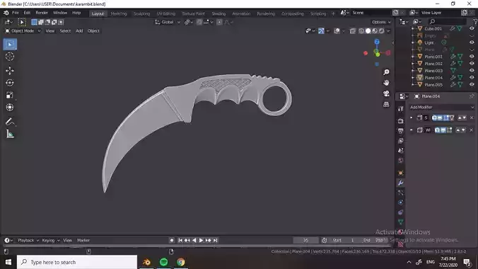 karambit knife
