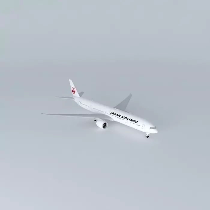 Japan Airlines Boeing 777 346 ER 2015 Wi-Fi Dome Free 3D model