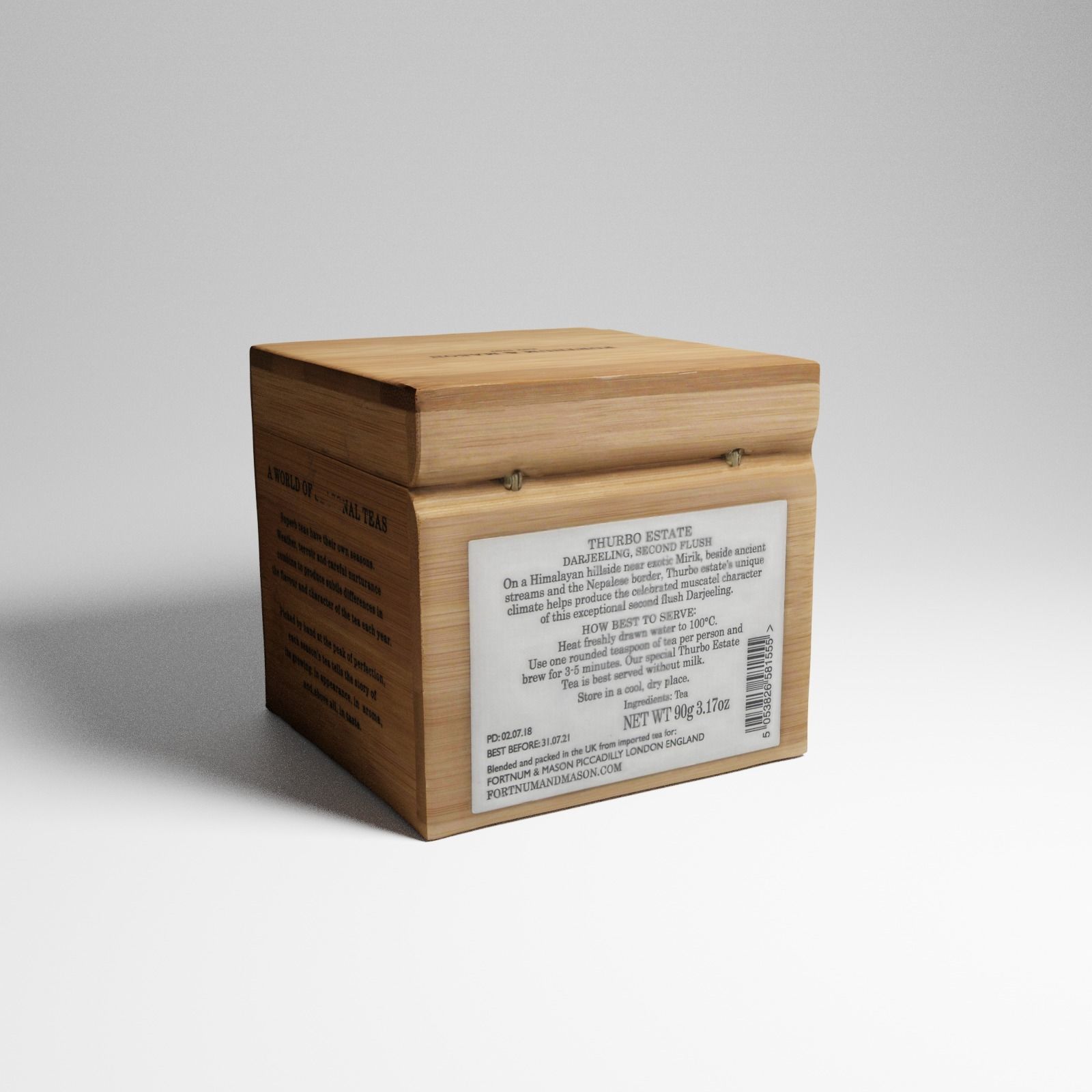 Box of Darjeeling Tea from Harrods 3d scan 3D model_17