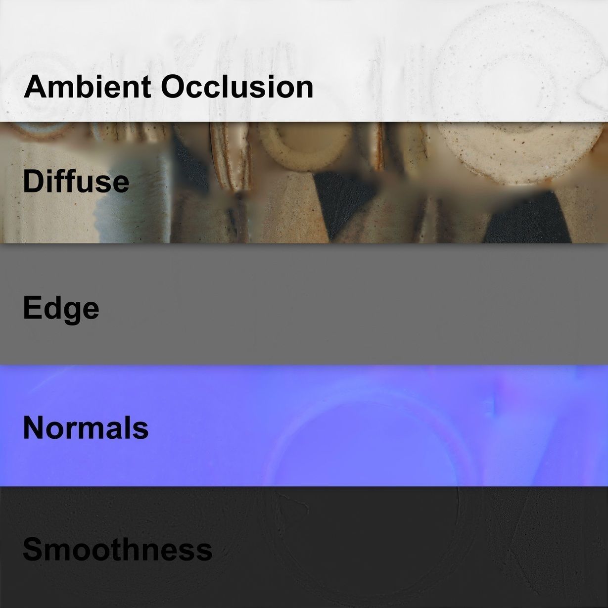 Vintage Ceramic Sugar Jar 3d scan 3D model_4