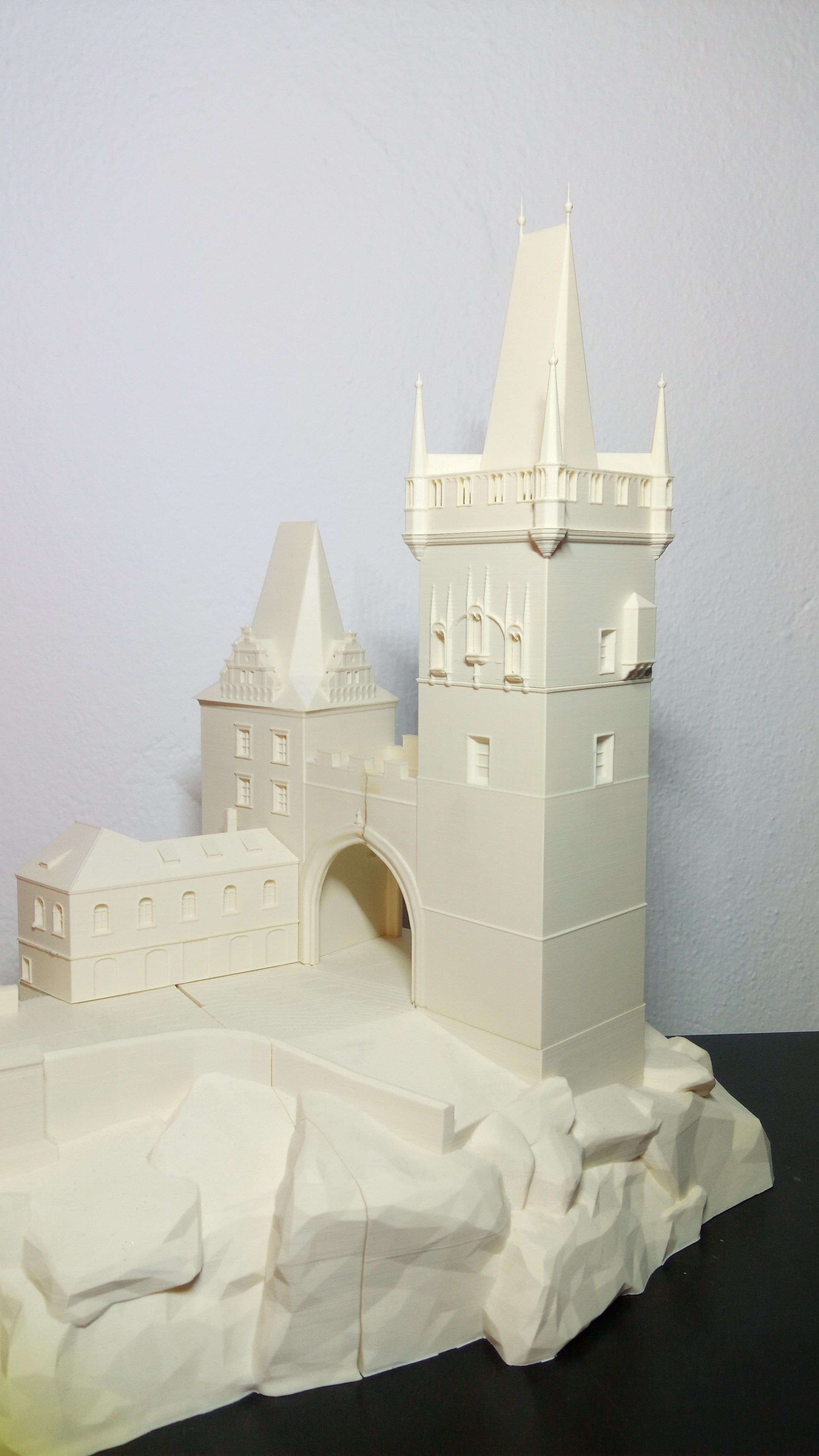 Two towers in Prague 3D print model_12