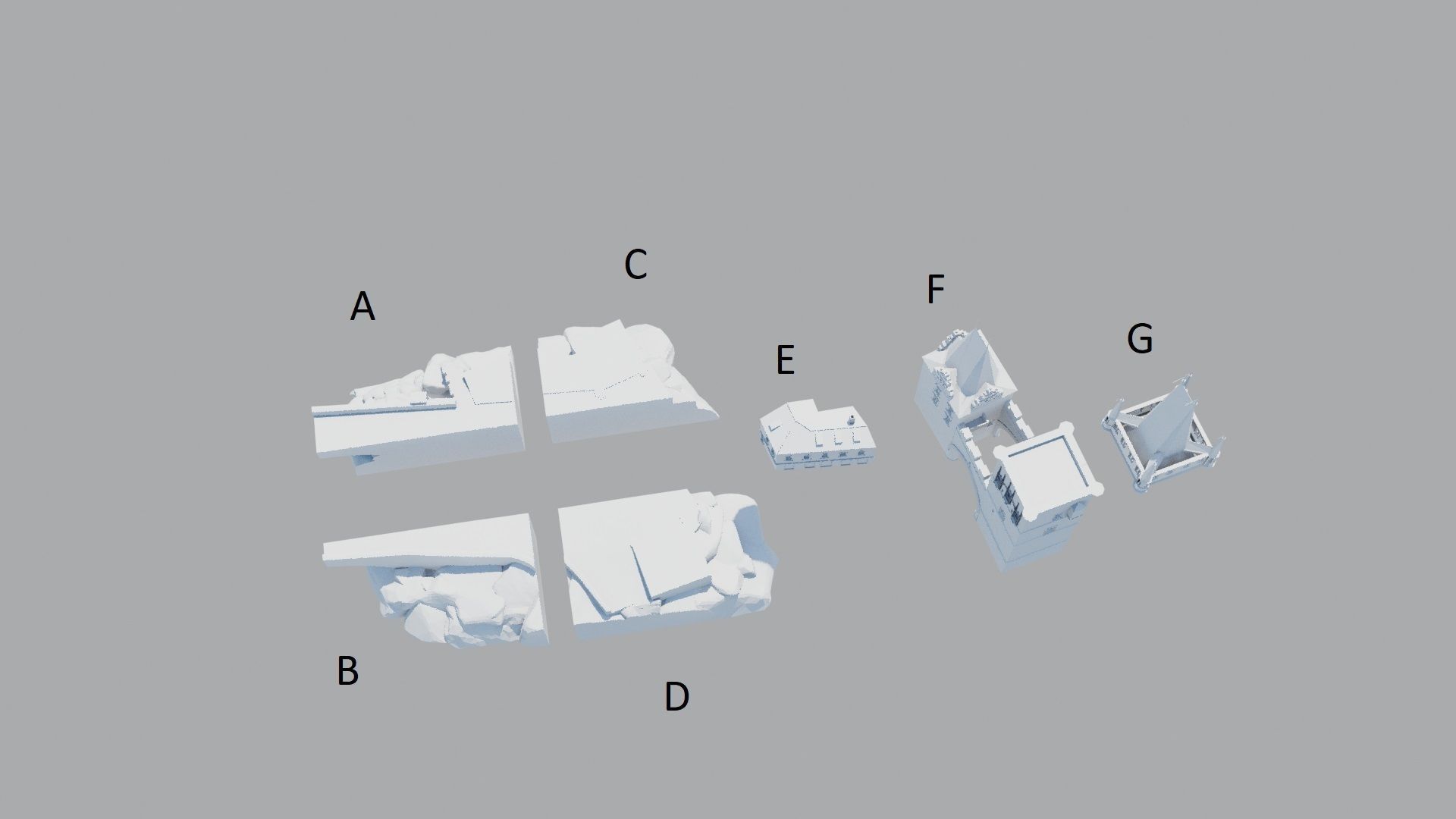 Two towers in Prague 3D print model_9