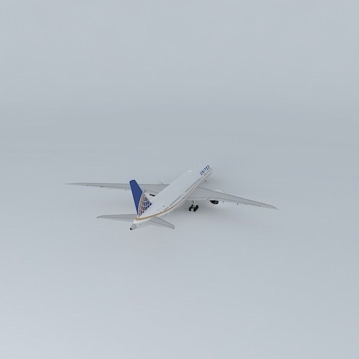 United Airlines Boeing 787 9 Dreamliner N27958 2015 Wi-Fi Dome Free 3D model_1