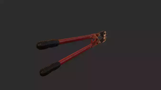 The Old Boltcutter lowpoly rigged