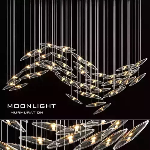 Moonlight murmuration lights 3D model
