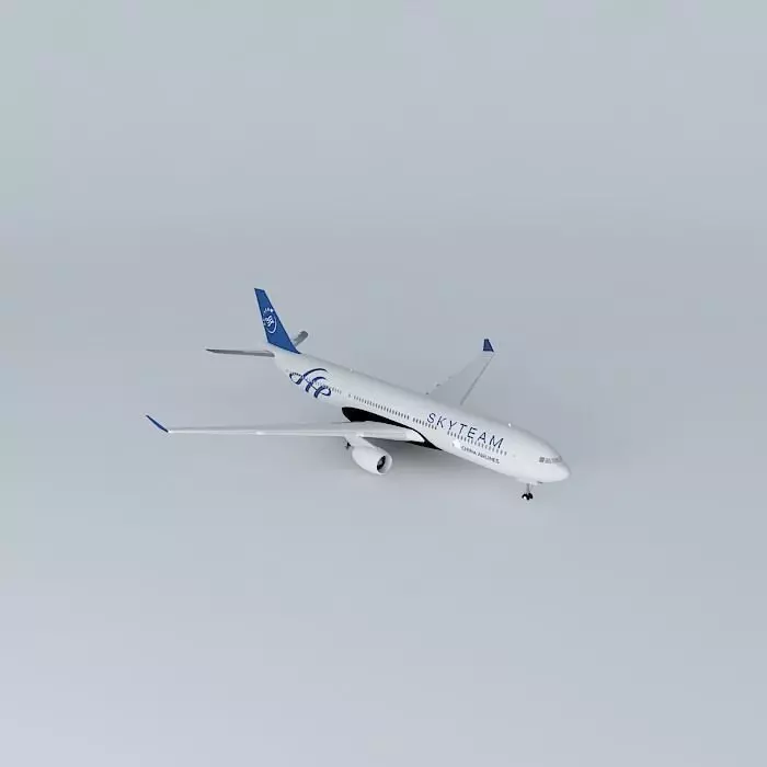 China Airlines A330-302 SkyTeam Special Livery 2013 Free 3D model