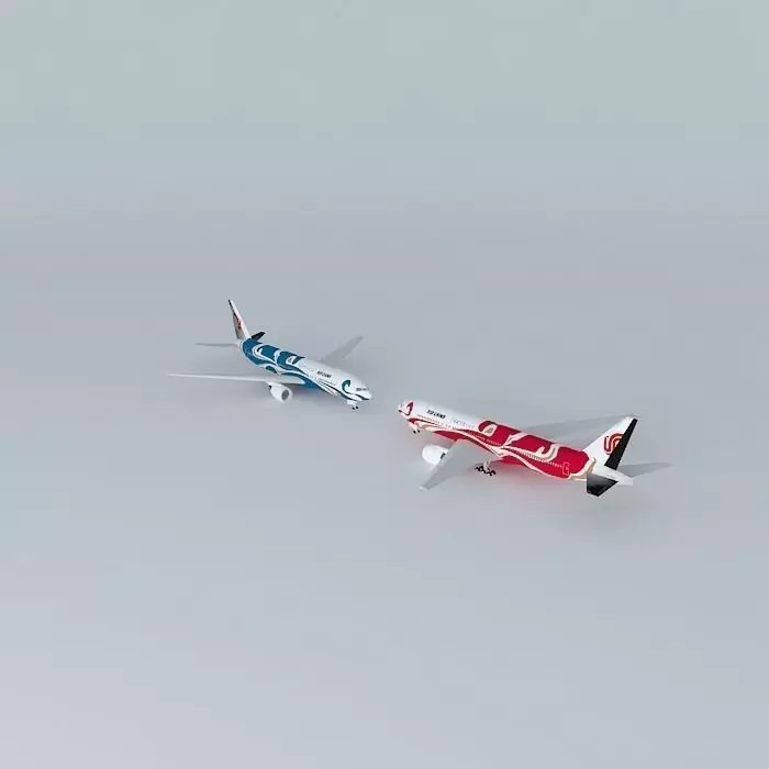 Air China Boeing 777 2J6 2013 Free 3D model