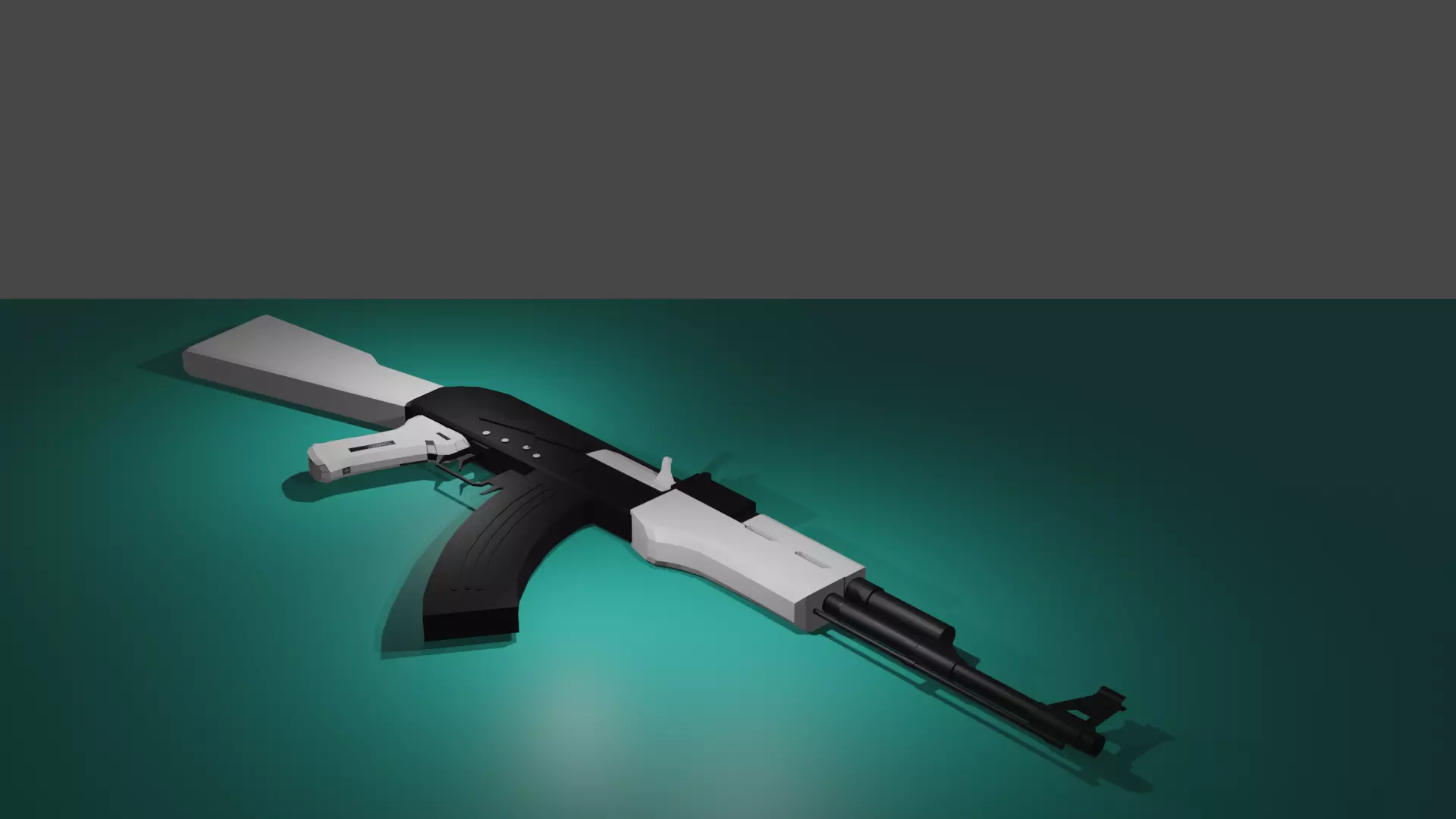 Ak-47 rifle 3D model_0
