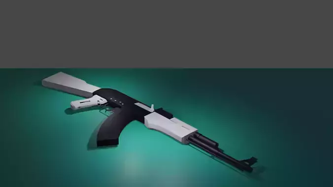 Ak-47 rifle 3D model