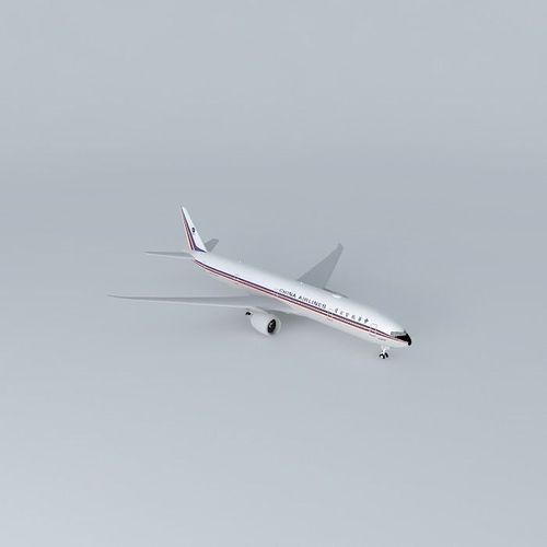China Airlines Boeing 777 309  Retro Livery B 18008 FictionaL... Free 3D model