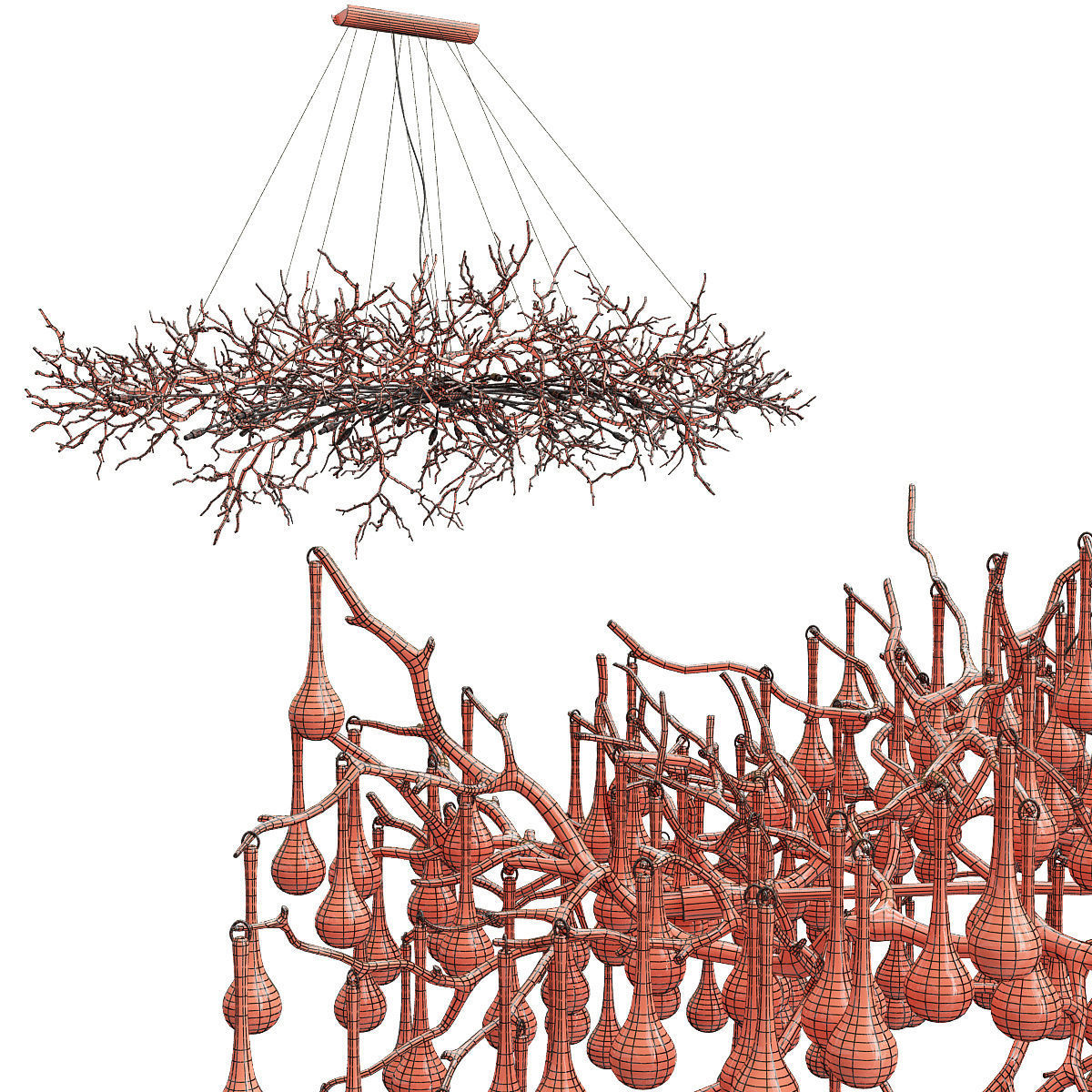 Serip bijout oval 3D model_2