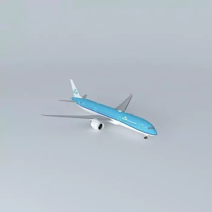 KLM Royal Dutch Airlines Boeing 787 9 Dreamliner PH BHC Zonne... Free 3D model