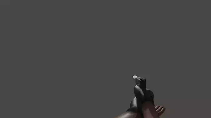 FPS Hands Low-poly 3D model
