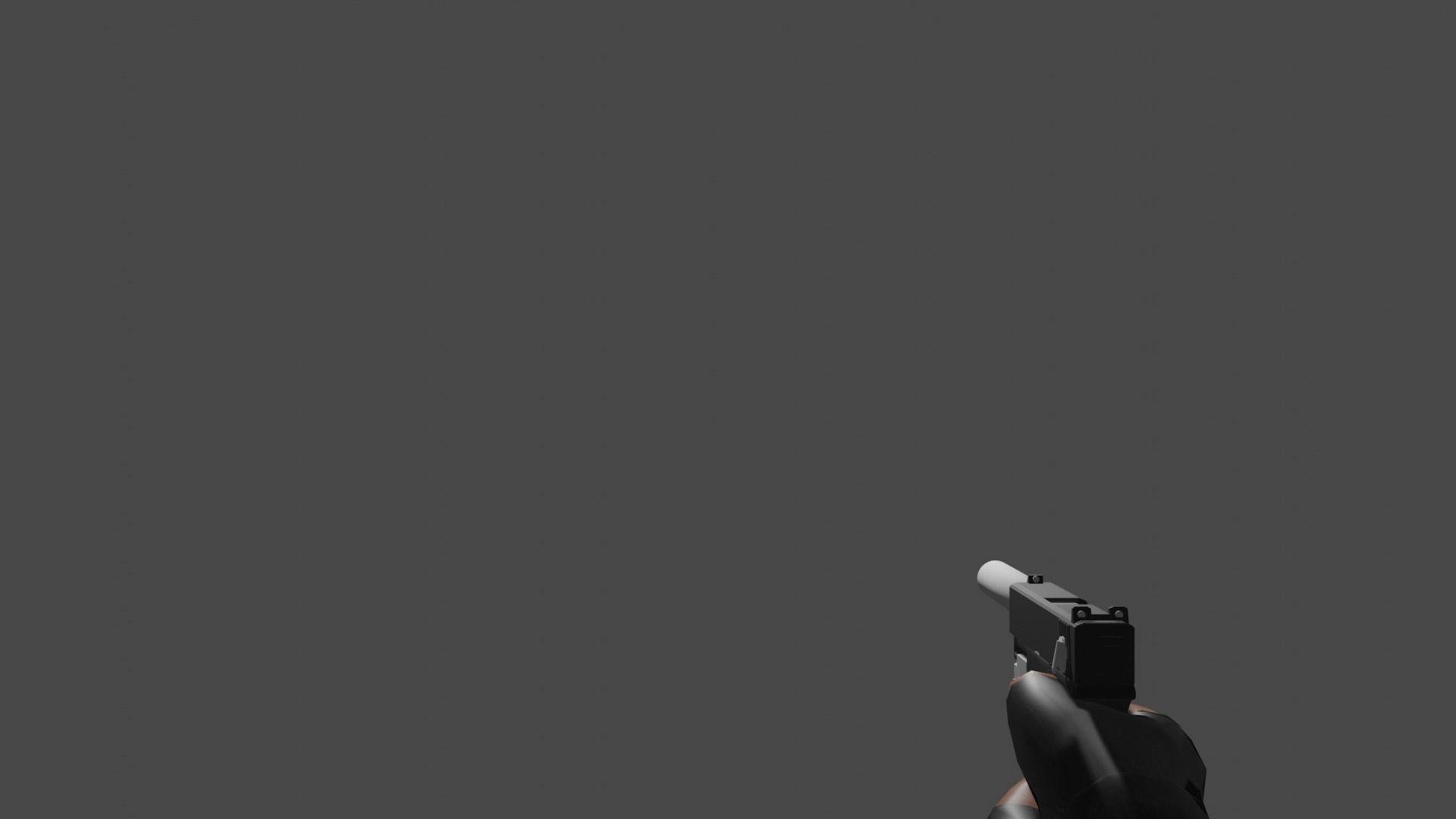 FPS Hands Low-poly 3D model_1