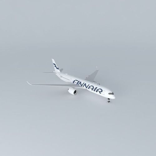 Finnair Airbus A350 941 OH LAWS 2015 Wi Fi Dome Free 3D model