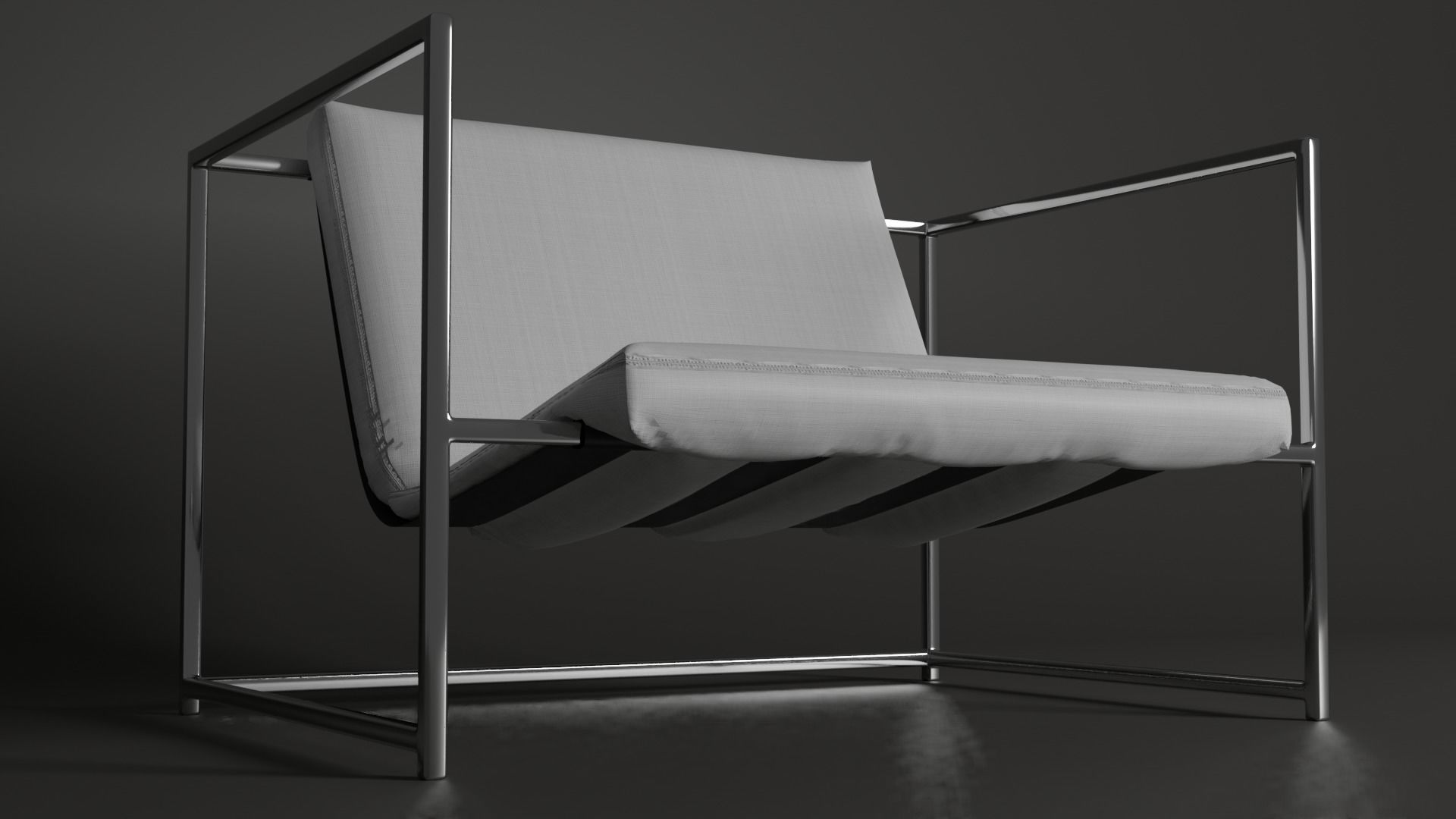 Modern Chair 3D model_4