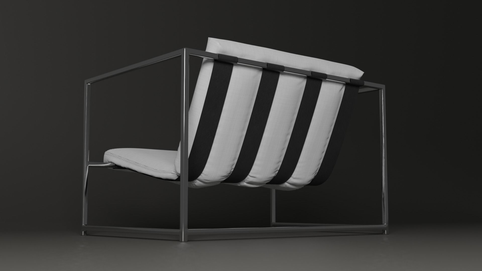 Modern Chair 3D model_2