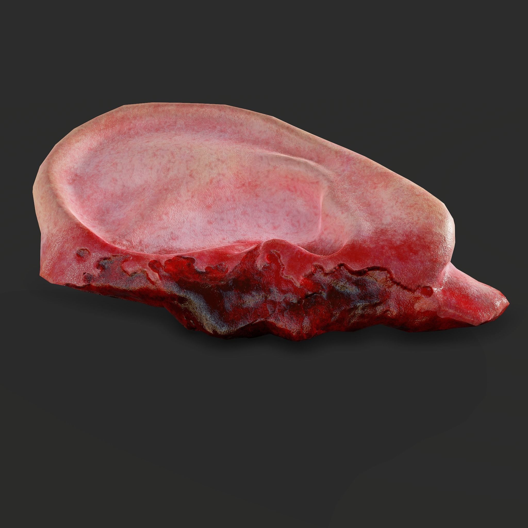 Ear Fake Severed Ear Horror  Low-poly 3D model_21