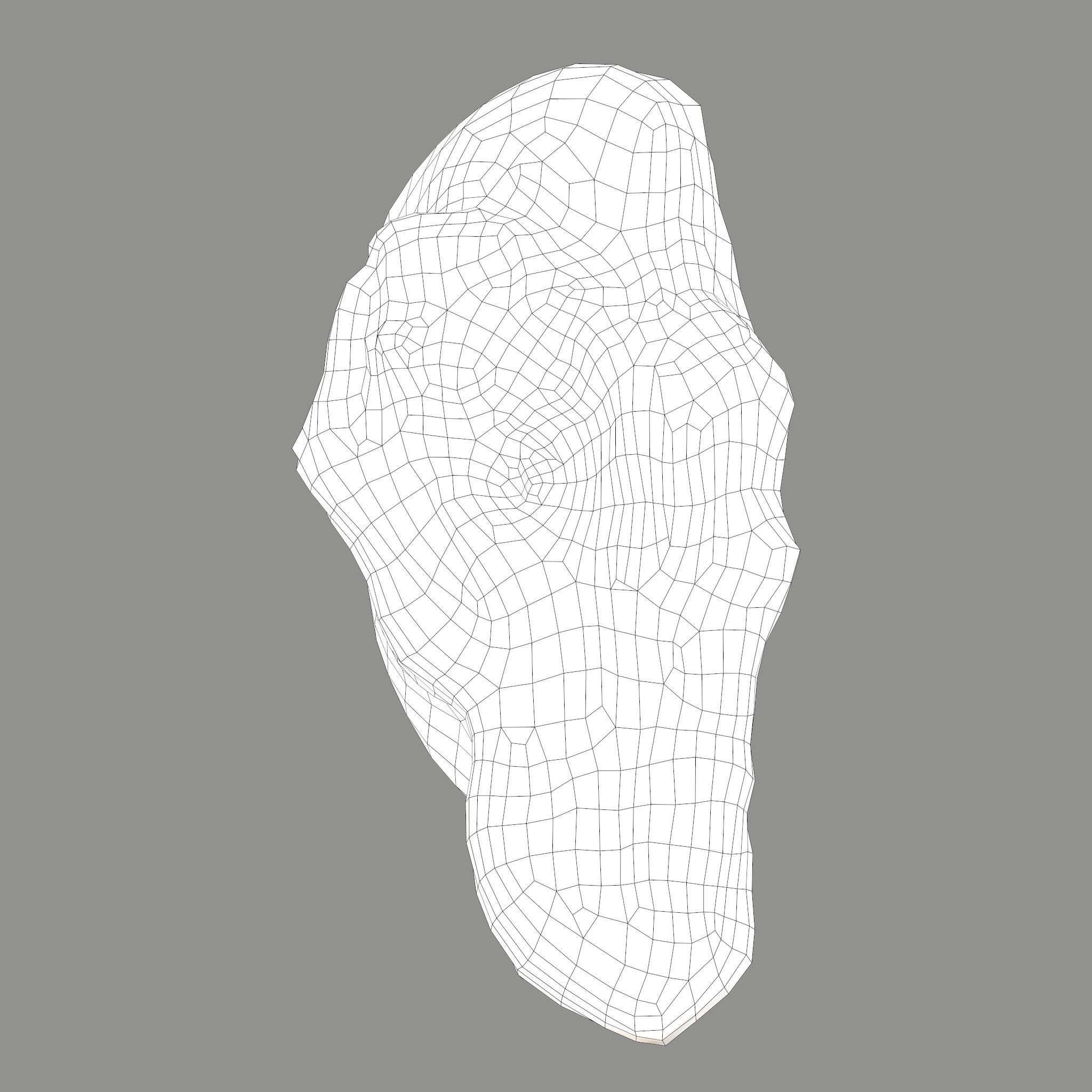 Ear Fake Severed Ear Horror  Low-poly 3D model_45