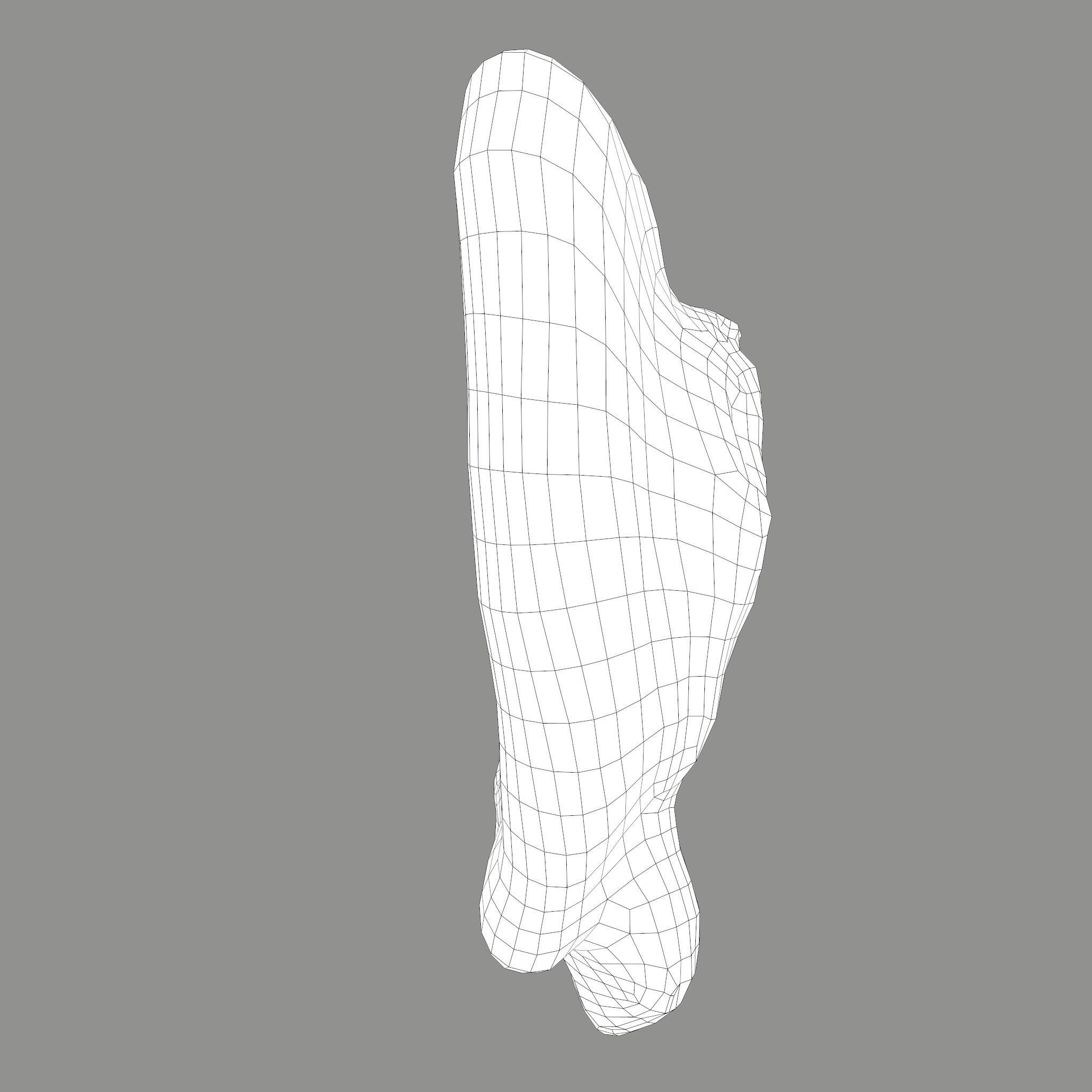 Ear Fake Severed Ear Horror  Low-poly 3D model_46