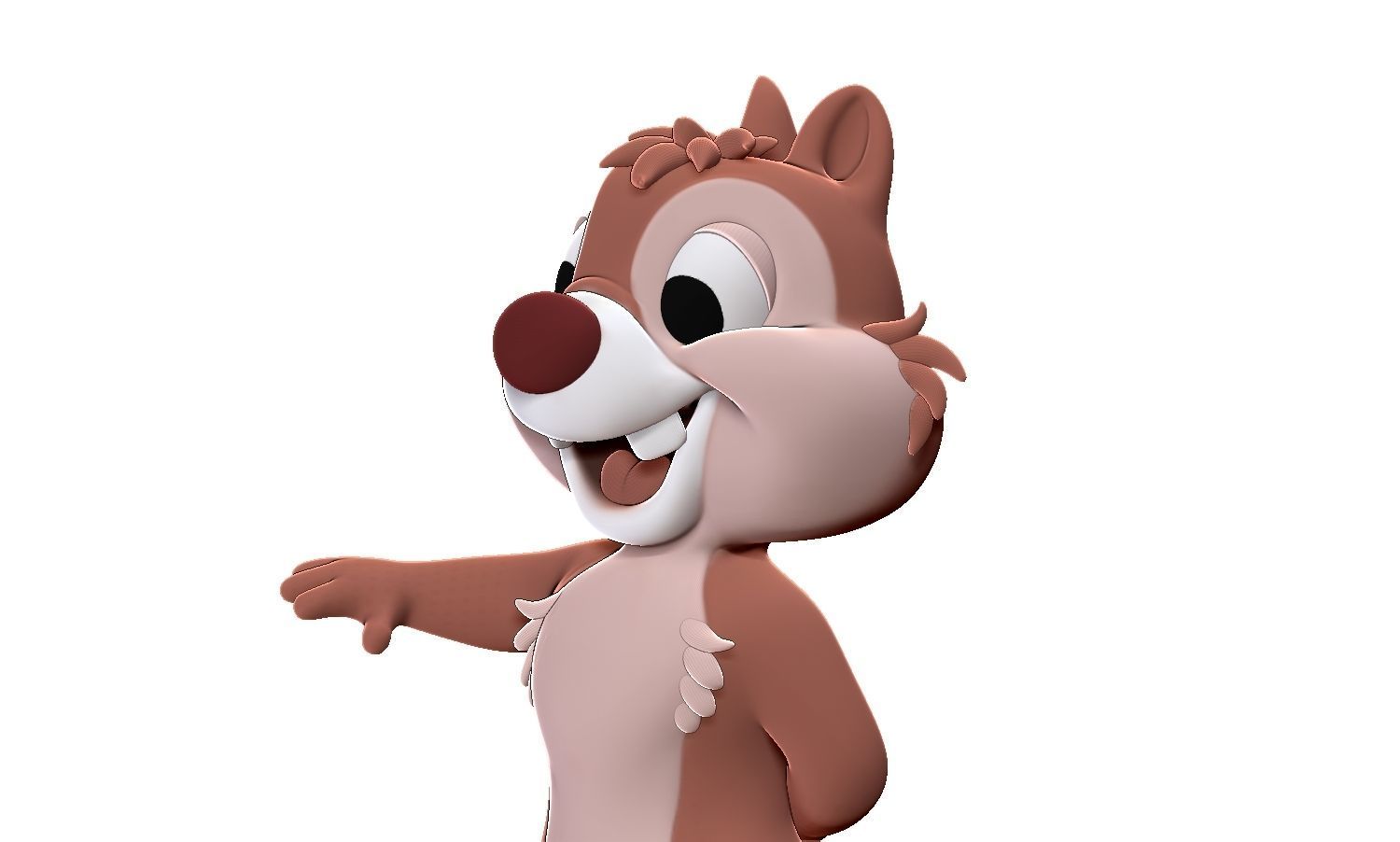 Chip and Dale 3D print model_8