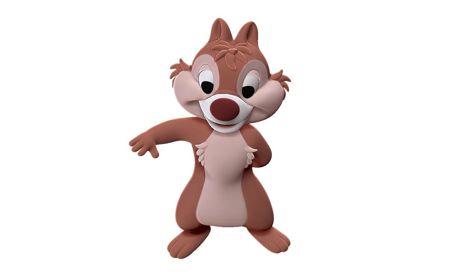 Chip and Dale 3D print model_11