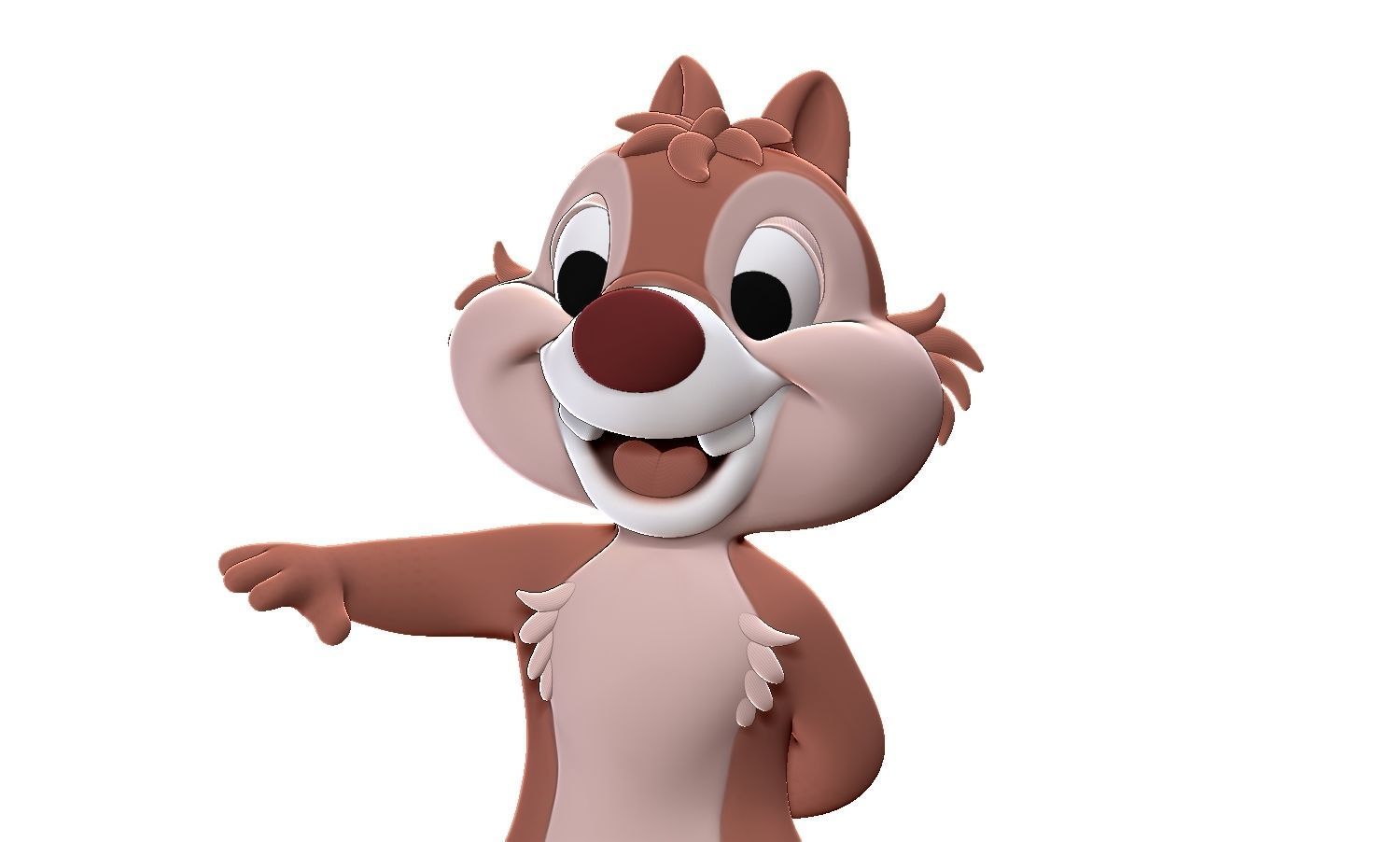 Chip and Dale 3D print model_7