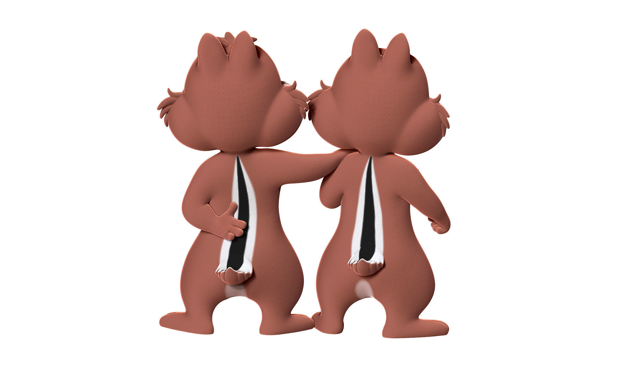Chip and Dale 3D print model_6