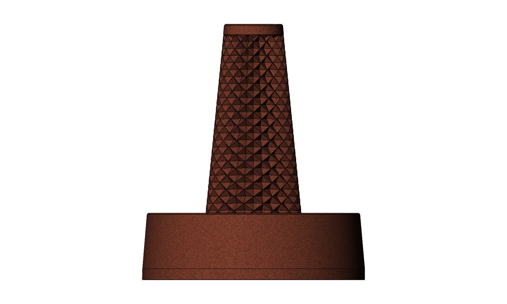 Plant growing pot with water and soil bank 3D print model_1