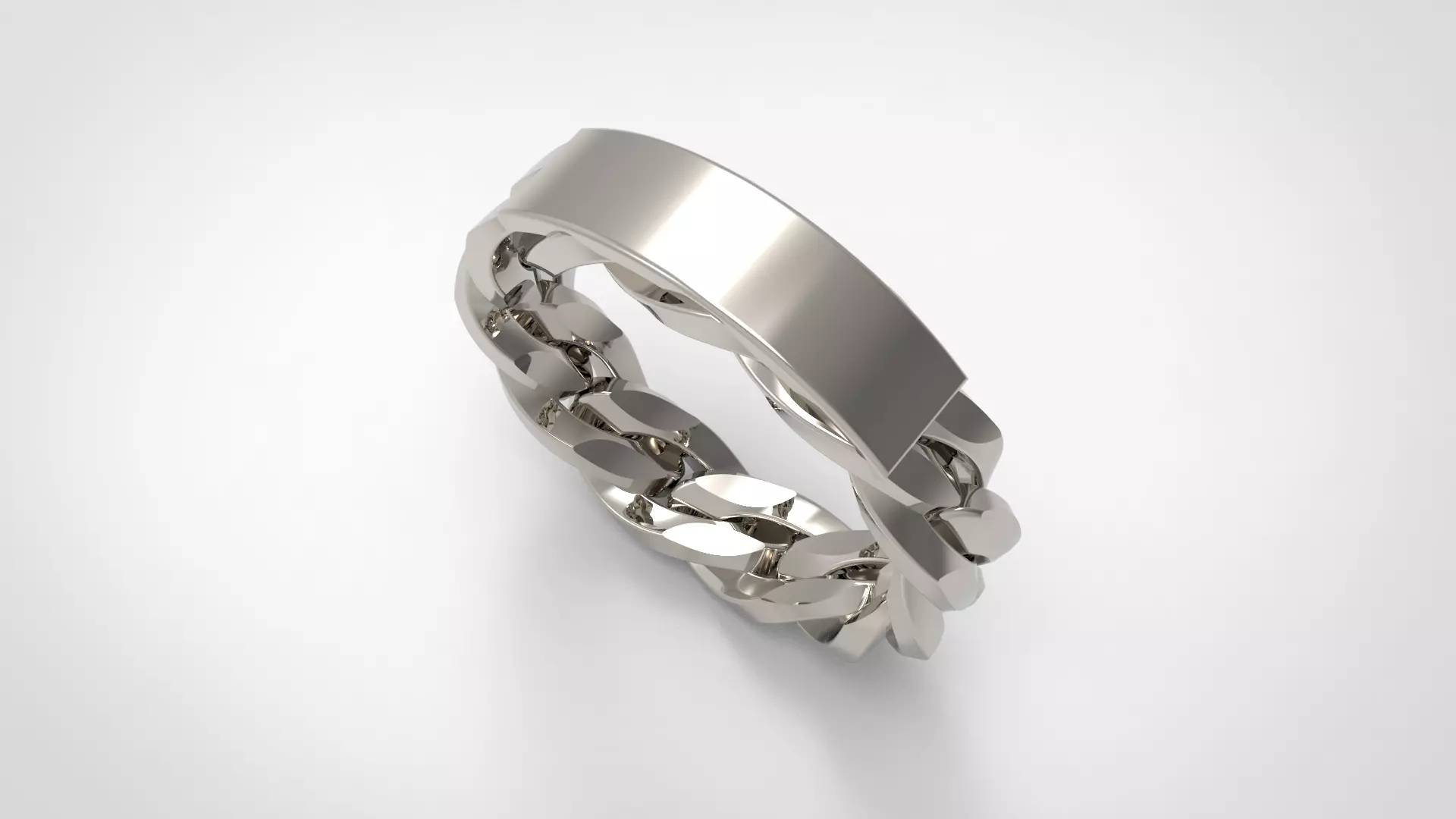 Chain ring  Lazer texture  3D model_0