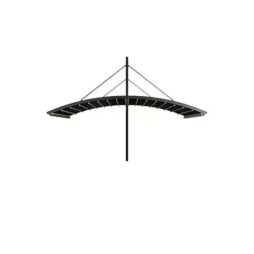 Motorized Pergola 6a chrome matte