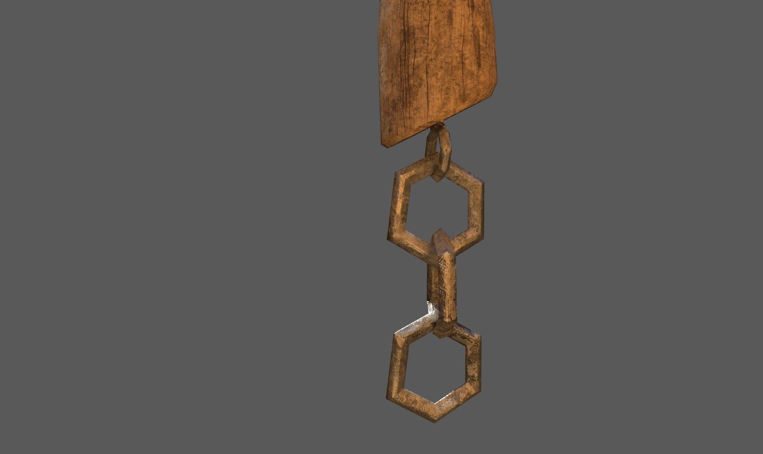 Game Ready Low Poly Very Detailed Fantasy Axe Asset PBR Baked Low-poly 3D model_13