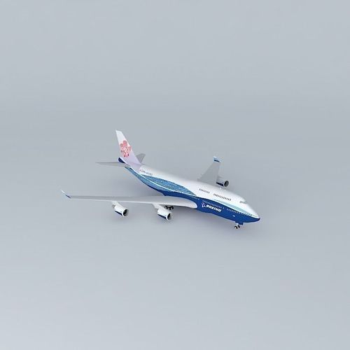 China Airlines Boeing 747 409 2012 Free 3D model