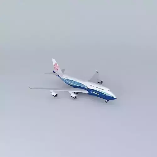 China Airlines Boeing 747 409 2012 Free 3D model