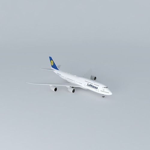 Lufthansa Boeing 747 830 D ABYS Dresden 2015 Wi-Fi Dome Free 3D model