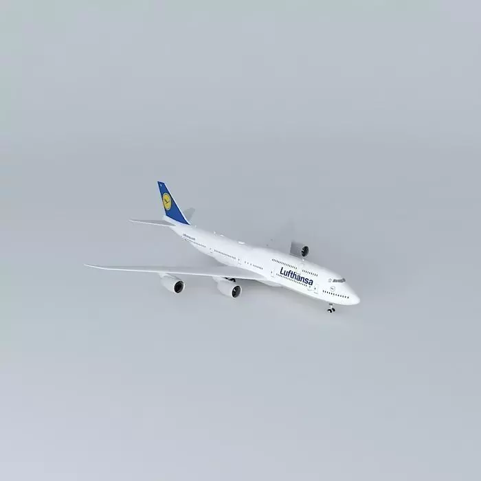 Lufthansa Boeing 747 830 D ABYS Dresden 2015 Wi-Fi Dome Free 3D model