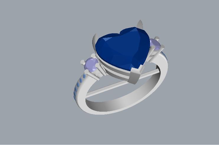 Ring and Earrings 43 3D print model_6
