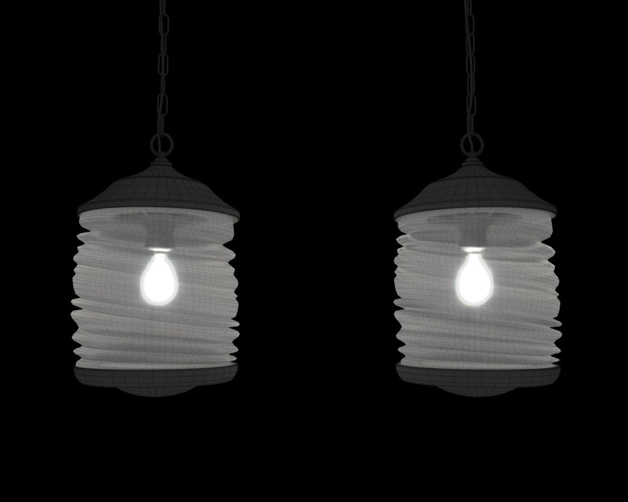 Traditional Yemeni Lamps 3D model_2