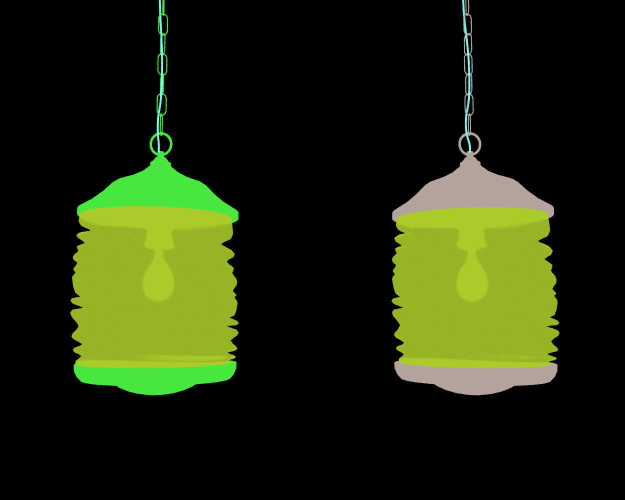 Traditional Yemeni Lamps 3D model_5