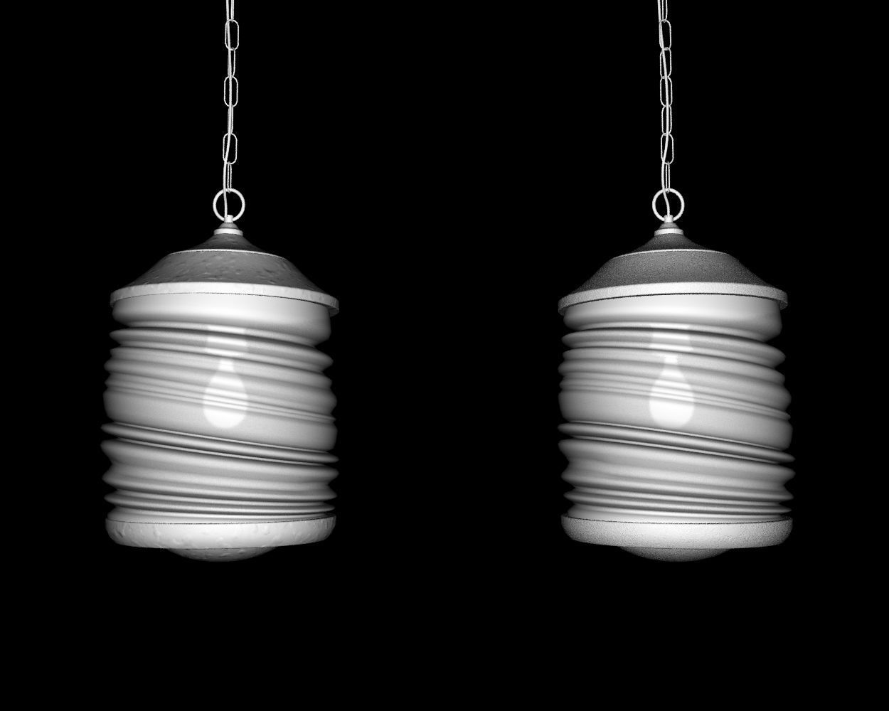 Traditional Yemeni Lamps 3D model_3