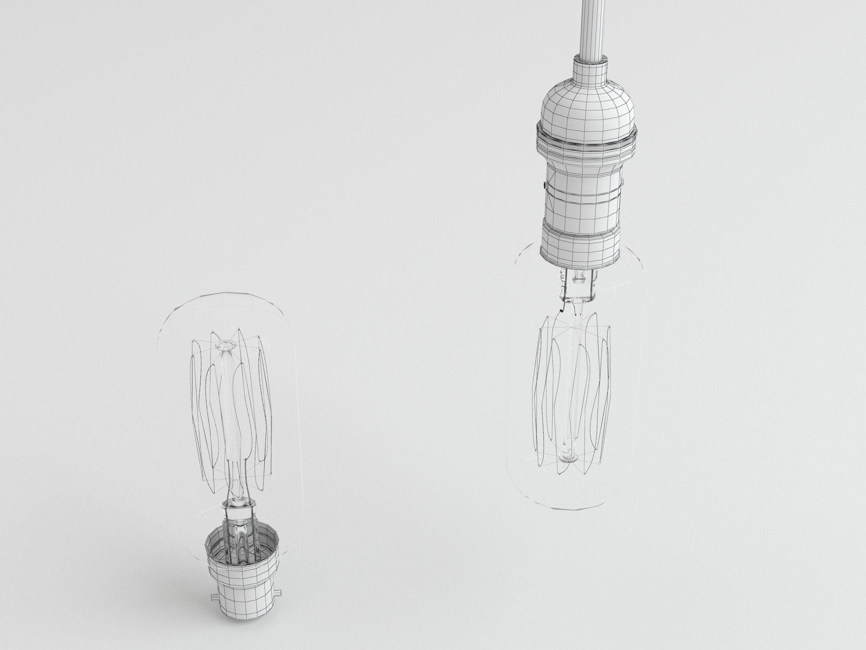 Bulb light 9 3D model_3