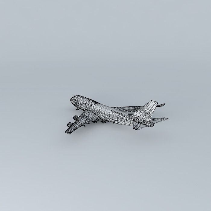 China Airlines Boeing 747 409 Taiwan Touch Your Heart Special... Free 3D model_4